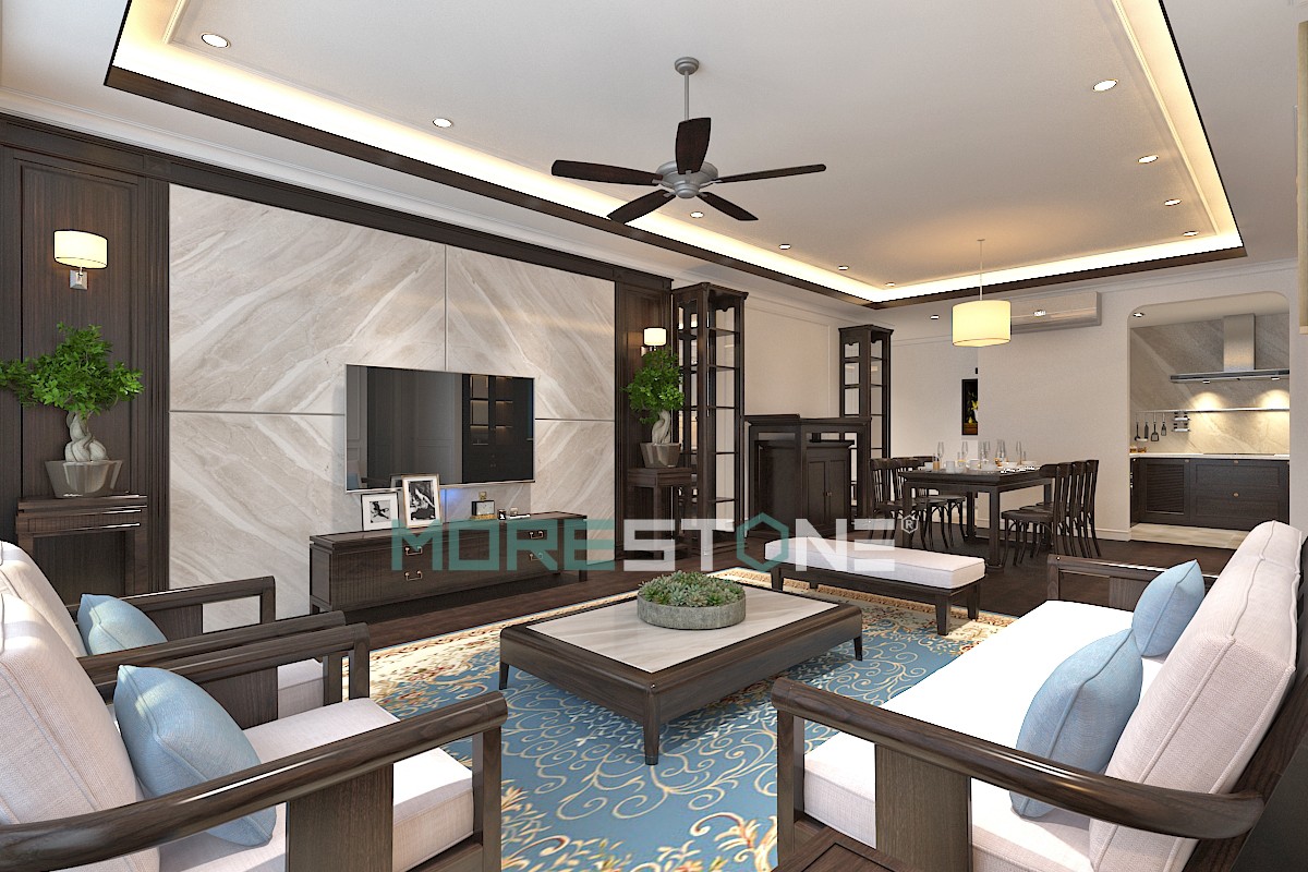 10 mẫu đá vách tivi đẹp và sang trọng